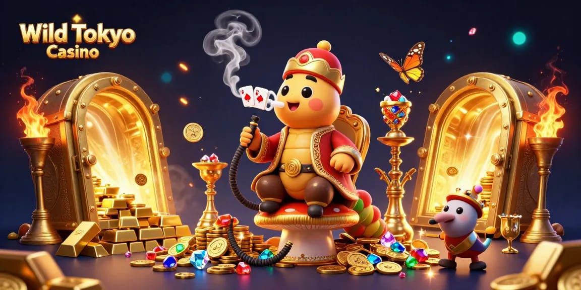 Gioca a Wild Tokyo Casino e scopri slot mozzafiato e tavoli da gioco coinvolgenti tra elementi neon e oro.