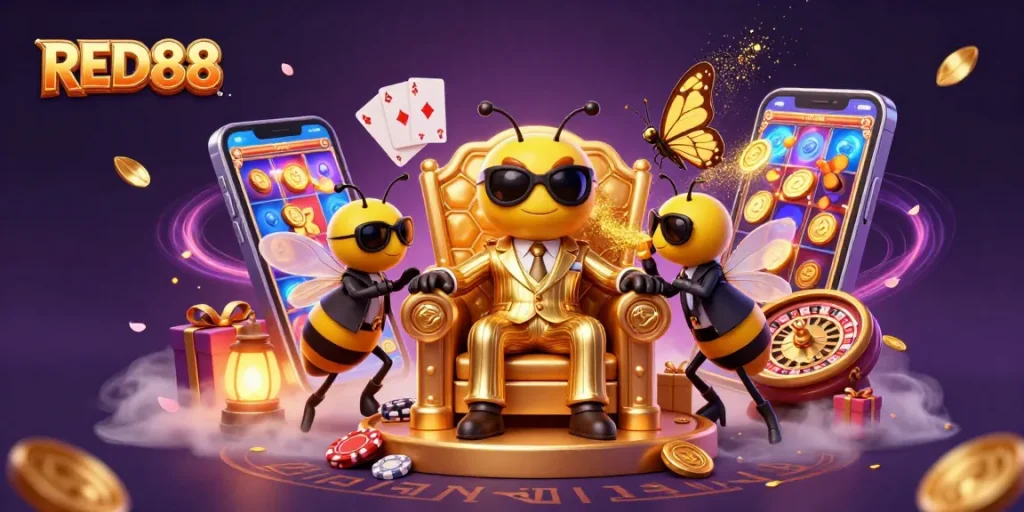Engage with RED88's exciting slot games featuring thrilling gameplay and vibrant visuals.