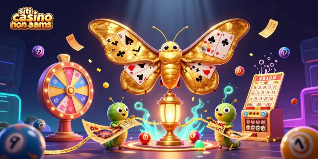 Experience exciting games at siti casino non aams with colorful lottery balls and dynamic casino elements.